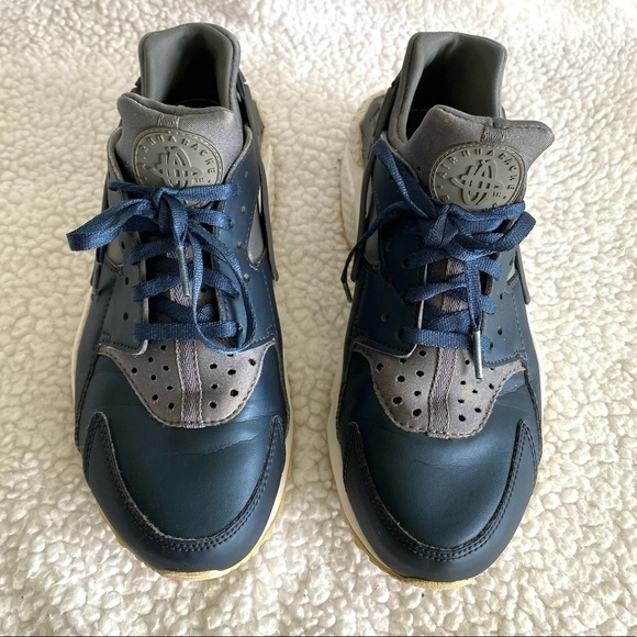 Nike Air Huarache Run Prm Txt Cool Grey Sneakers - Picture 2 of 9